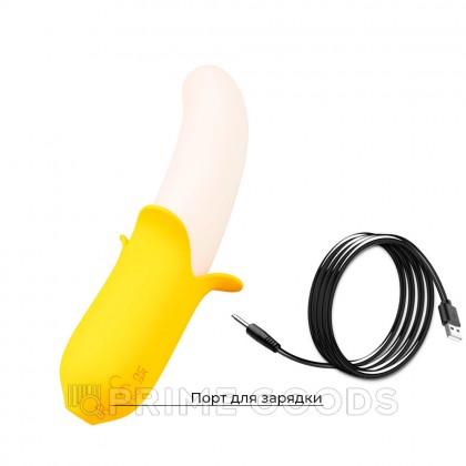 Вибратор с фрикцией Banana Geek, 19,5 см от sex shop primegoods фото 4