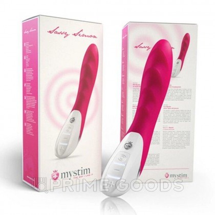 Вибратор Mystim Sassy Simon силиконовый, розовый, 27 см от sex shop primegoods фото 6