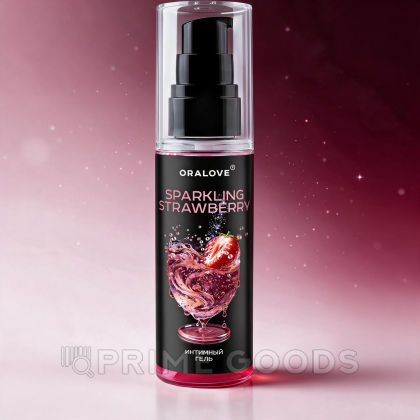Интимный гель Клубничное шампанское Oralove 60 г от sex shop primegoods фото 3