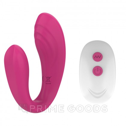 Вибратор с двойной стимуляцией для пар и пультом ДУ от sex shop primegoods фото 11