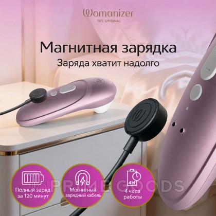 Бесконтактный клиторальный стимулятор Womanizer Pro, сиреневый от sex shop primegoods фото 13