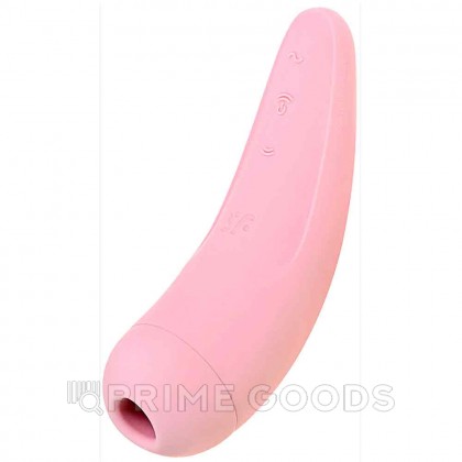 Вакуумный клиторальный стимулятор Satisfyer Curvy 2+ (розовый) от sex shop primegoods фото 4