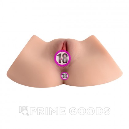 Реалистичный двойной мастурбатор Thulma, вагина+анус от sex shop primegoods фото 4