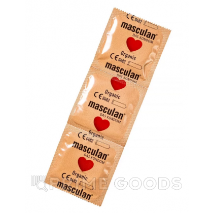Презервативы masculan  ORGANIC № 3 утонченные, 18,5 см, 5.3 см, 3 шт. от sex shop primegoods фото 4