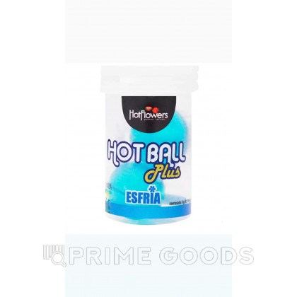 Лубрикант HOT BALL PLUS на масляной основе в виде двух шариков с охлаждающим эффектом от sex shop primegoods фото 2