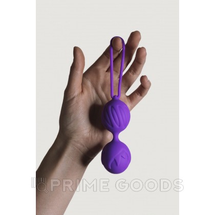 Вагинальные шарики Geisha Lastic Ball фиолетовые от Adrien Lastic (размер S) от sex shop primegoods фото 4