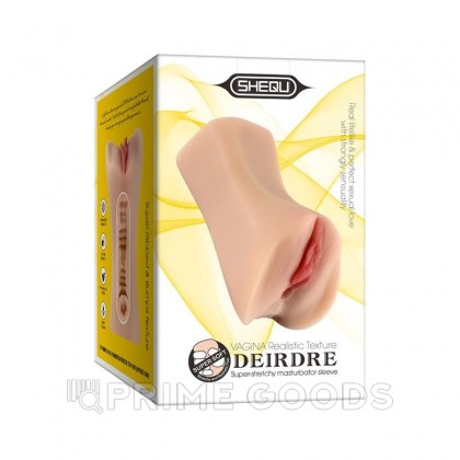 Реалистичный мастурбатор в виде вагины и половых губ Deirdre от sex shop primegoods фото 8