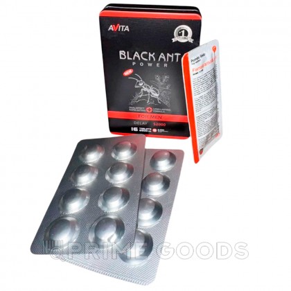 Препарат для продления и улучшения эрекции Black ant power Avita от sex shop primegoods