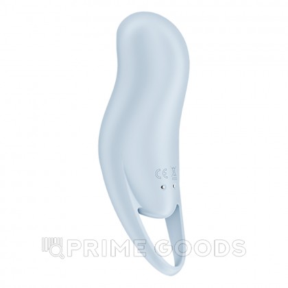 Клиторальный стимулятор с вибрацией Pocket Pro 1 от Satisfyer голубой от sex shop primegoods фото 3