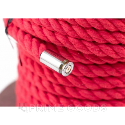 Хлопковая веревка для шибари, на катушке, красная, 10 м - primegoods.kz фото 3 Хлопковая веревка для шибари, на катушке, красная, 10 м от sex shop primegoods фото 3