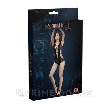 Сексуальный боди от Moonlight модель № 11 черный от sex shop primegoods фото 2