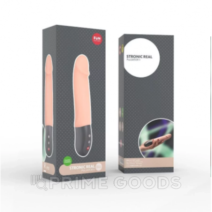 Пульсатор STRONIC REAL кремовый от Fun factory от sex shop primegoods фото 4