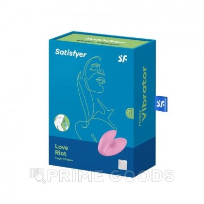 Вибратор на палец Satisfyer Love Riot розовый от sex shop primegoods фото 2