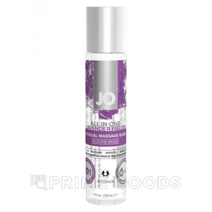 Массажный гель All-In-One Massage Glide Lavender с ароматом лаванды - 30 мл. от sex shop primegoods