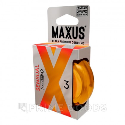 Презервативы MAXUS X-Edition Sensual, анатомическая форма, 3 шт от sex shop primegoods фото 2
