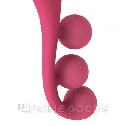 Мультифункциональный вибратор для тройной стимуляции Satisfyer Tri Ball 1, красный от sex shop primegoods фото 10