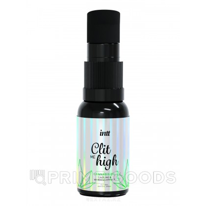 Согревающий жидкий вибратор для клитора Intt Clit Me On High Cannabis Oil 15 мл от sex shop primegoods
