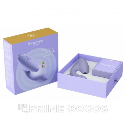 Бесконтактный клиторальный стимулятор Womanizer Duo 2, сиреневый от sex shop primegoods фото 9