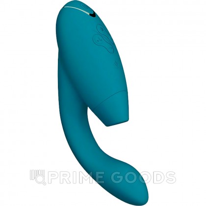 Cтимулятор клитора и точки G Womanizer DUO 2, бирюзовый от sex shop primegoods