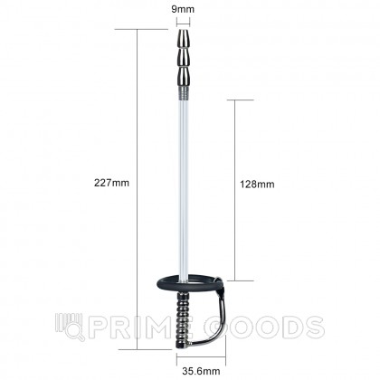 Уретральный буж-катетер с кольцом от sex shop primegoods фото 4