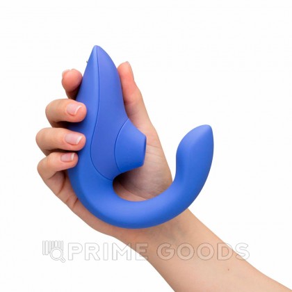 Бесконтактный клиторальный стимулятор Womanizer Blend, голубой от sex shop primegoods фото 9