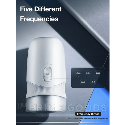 Автоматический мастурбатор Extra Sauce белый от sex shop primegoods фото 4