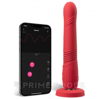 Фрикционный и вибрирующий фаллоимитатор Gravity Lovense (с управлением через приложение) от sex shop primegoods фото 5