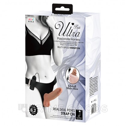 Страпон с вибрацией и пультом управления Passionate harness (16*4) от sex shop primegoods фото 11