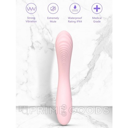 Гибкий, изгибающийся вибратор для точки G - DryWell G-Spot, розовый от sex shop primegoods фото 10