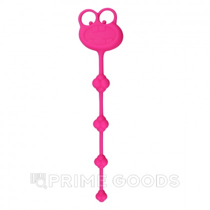 Анальная цепочка (26.Φ1.5) розовая от sex shop primegoods фото 3