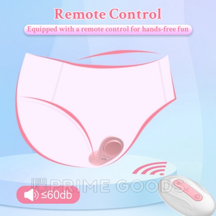 Вибратор в трусики на магните с пультом ДУ розовый от sex shop primegoods фото 11