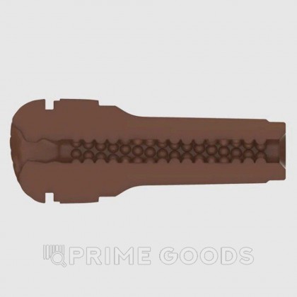 Мастурбатор Feel Stroker от KIIROO вульва (темно-коричневый) от sex shop primegoods фото 3