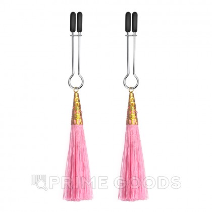 Зажимы для сосков с кисточками Glamor от sex shop primegoods фото 5