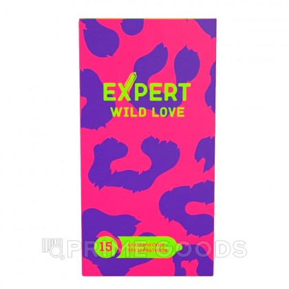 Презервативы EXPERT Wild Love, ребристый, точечный, ребристо-точечный, 15 шт от sex shop primegoods