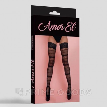 Ажурные чулки Orse S/L от sex shop primegoods фото 3