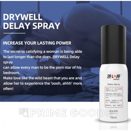 Спрей для продления DryWell - натуральная формула, 15 мл. от sex shop primegoods фото 2