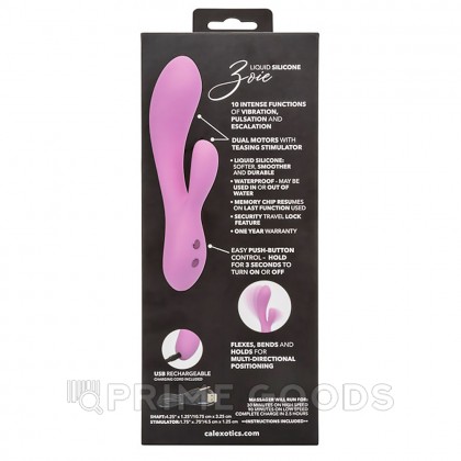 Вибратор-кролик ультрагибкий CalExotics Contour Zoie, 10.75 x 3.25 см от sex shop primegoods фото 16