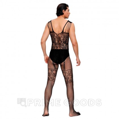 Боди сетка с цветочным принтом с чулками для мужчин (OS) от sex shop primegoods фото 2