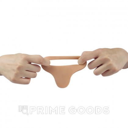 Фаллос-насадка для двойного проникновения (17 см) от sex shop primegoods фото 3