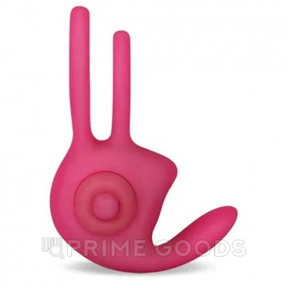 Эрекционное виброкольцо Power DUO clit cockring (розовый) от sex shop primegoods фото 7