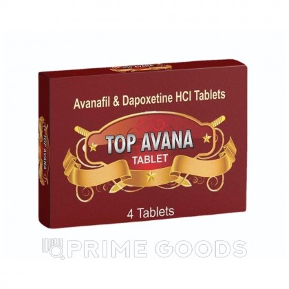 Препарат для улучшения и продления эрекции Top Avana (4 таб.) от sex shop primegoods фото 6