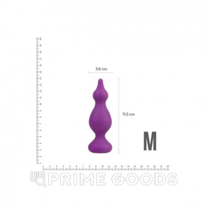 Анальная пробка Amuse (M) лиловая от sex shop primegoods фото 3