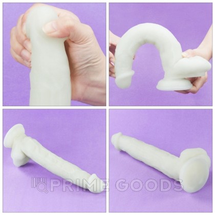 Фаллоимитатор Lumino Play светящийся в темноте (15*4,3 см) от sex shop primegoods фото 5