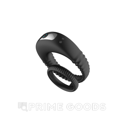 Двойное эрекционное кольцо с вибрацией от sex shop primegoods фото 7