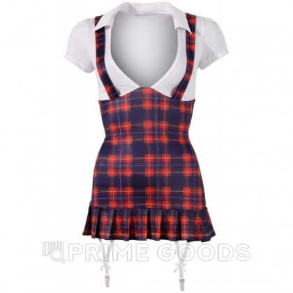 Фиолетовое платье школьницы (Размер M) - Cotelli Collection (пр. Германия) от sex shop primegoods фото 2