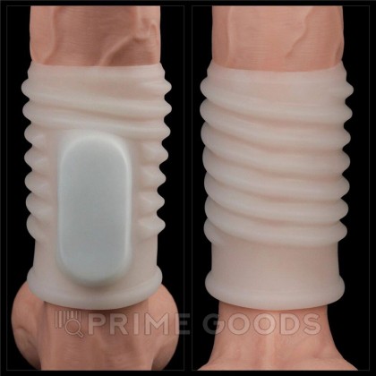 Насадка на пенис с вибрацией Spiral Knights Ring (10*3,6) от sex shop primegoods фото 2