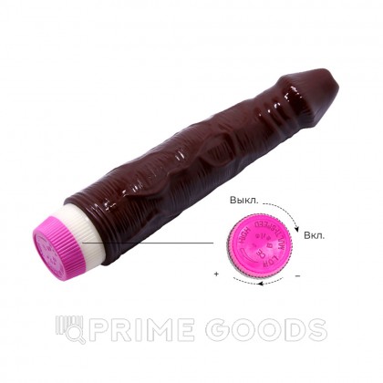 Вибратор реалистик черный (23 х 3,9) от sex shop primegoods фото 3
