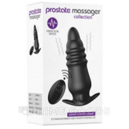 Анальная пробка с вибрацией и пультом ДУ (7,5) от sex shop primegoods фото 3