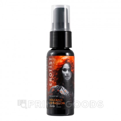 Гель Erotist с эффектом вибрации VOLCANO OF PASSION со вкусом винограда 25 мл от sex shop primegoods
