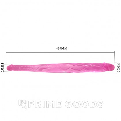 Двойной фаллоимитатор Double dong розовый от sex shop primegoods фото 2